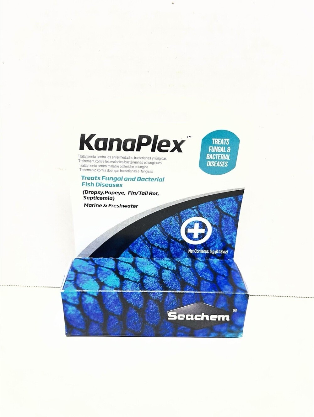 Seachem KanaPlex Treats Fungal and Bacterial Fish Diseases - 5 grams (0.18oz)